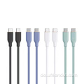 100W USB 3.0 Ein Typ-C-farbenfrohes weiches Kabel